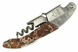 Wine Opener & Corkscrew With Birds Eye Jasper Inlays #327591-1